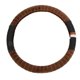 thumbnail image 1 of Car Steering Wheel Cover Ice Silk Universal Fit 15in Comfortable Grip Protector for DecorationBrown, 1 of 5