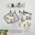 thumbnail image 5 of Hand Painted Lovely Zebras Apron Set with Oven Mitts Pot Holders Set of 5 Kitchen Stuff Accessories, 5 of 6