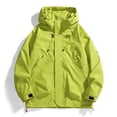 thumbnail image 6 of WRKEKC Windbreaker Jackets for Women Hooded Long Sleeve Zip Up Waterproof Windproof Outdoor Casual Coat with Pockets, 6 of 6