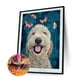 thumbnail image 2 of Cuadros Decorativos Perro 5D DIY Diamond Painting Kits Resina Ronda completa Sywqhk Nuevos Originales, 2 of 9