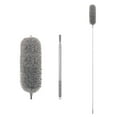 thumbnail image 2 of Clearance Items,npkgvia Swiffer Duster,Dusters For Cleaning,Extension Pole(Stainless Steel)100 Inches With Bendable Head Duster For Cleaning High Ceiling Fan In,Feather Duster,Cleaning Supplies,Gray, 2 of 4
