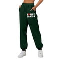 thumbnail image 1 of WILLBEST Pantalones Deportivos Casuales para Mujer, Forrados, de Pierna Ancha y Recta, Cómodos Pantalones de Yoga de Cintura Alta con Bolsillos para Entrenar y Relajarse. Extra Grande, 1 of 3