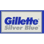 Gillette Silver Blue Double Edge Safety Razor Shaving Blades (100 Blades) Made in Russia