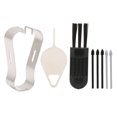 thumbnail image 4 of Remplacement des Pointes de Stylet, Longue Durée de Vie 2 Pointes de Stylet Rigides 3 Pointes de Stylet Souples Installation Facile pour Note 20 pour Tablette Noir Gris, 4 of 8