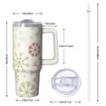 thumbnail image 2 of 30oz Christmas Cup with Lid and Straw, Red Reindeer Stainless Steel Insulated Tumbler Gifts, 2 of 5