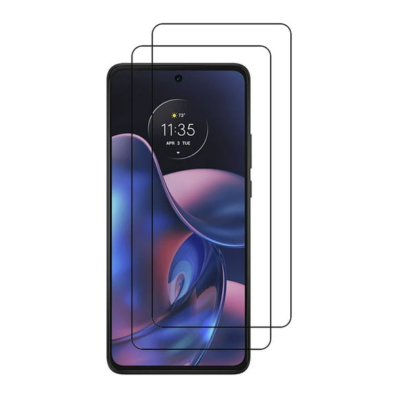 [2pack] for Motorola Moto Edge 2022 XT2205 Screen Protector Full Coverage Tempered Glass Black