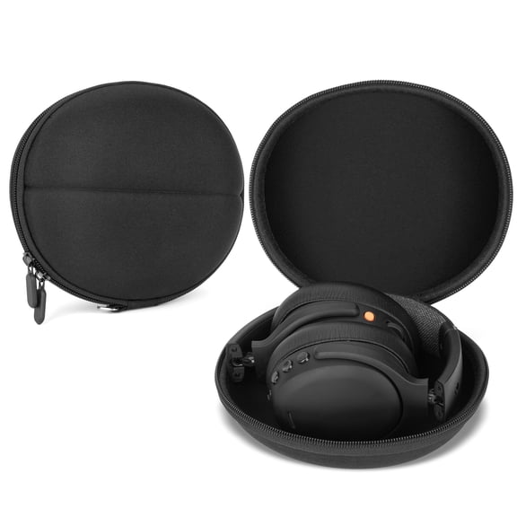Linkidea Headphones Carrying Case Compatible with Skullcandy Crusher ANC 2/EVO, Riff 2, Hesh 3 and More, Replacement Protective Hard Shell Travel Bag (Black)