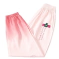 thumbnail image 2 of Odeerbi 2-12 Años Para Niños Pantalones de Chándal de Seda de Hielo de Verano Entrenamiento de Verano Deportes Joggadores Pantalones Joggadores Sueltos, 2 of 9