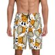 thumbnail image 1 of Fotbe Giraffes Head Pantalones Cortos de Pijama para Hombre, Ropa de Dormir, Pantalones de Pijama Cortos para Hombre-4X-Large, 1 of 6