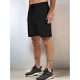 thumbnail image 6 of Men's Short Athletic Light-Weight Breathable Stretch Quick Drying Gym Workout Shorts with Pockets, 6 of 8