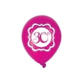 thumbnail image 1 of Ballons de 30 Ans en Latex (Pack de 6), 1 of 1