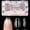 Extra Short Coffin, variant on AZUREBEAUTY 600 Piece Soft Gel Nail Tips, Extra Short Almond Press On False Nails in 15 Sizes for DIY Home Manicure, Clear