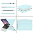 thumbnail image 6 of Mosiso MacBook Pro 14 inch Case 2024-2021 M5 M4 M3 M2 M1 Pro Max A3434 A3112 A3185 A3401 A2918 A2992 A2779 A2442, Plastic Hard Shell&Keyboard Cover&Screen Film&Pouch, Water Cyan, 6 of 6