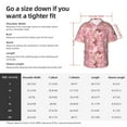 thumbnail image 4 of Fotbe Rose Flowers Hawaiian Shirt for Men Unisex Summer Beach Casual Short Sleeve Cotton Linen Button Down Shirts-Medium, 4 of 5