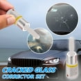 thumbnail image 7 of 5Pcs Car Glass Repair under $5! Xqxayjr Automotive Glass Repair Fluid Kit, Car Window Crack Chip Repair Tool, Windshield Repair Solution with Scraper, 3ml Glass Damage Restoration Set, 7 of 7