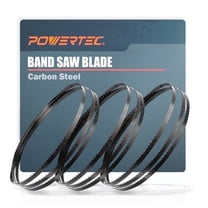 POWERTEC 3PK 62-Inch Bandsaw Blades Assortment for Woodworking, Band Saw Blades for POWERTEC, Ryobi, Wen, Grizzly, Skil and Sears Craftsman 9" Band Saw (13601V)