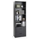 thumbnail image 1 of Estantería de Libros Costway Moderna 6 Niveles 60 x 34 x 188 cm Negro, 1 of 6