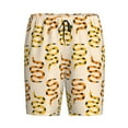 thumbnail image 3 of Yiaed Hand Drawn Snake for Men's Soft Sleep Pajama Short Lounging Pajama Shorts-Large, 3 of 8