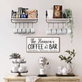 thumbnail image 2 of Estantes de pared flotantes Olakee para cocina y baño, juego de 2, 2 of 7