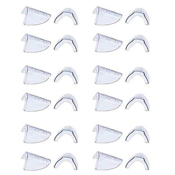 12 Pairs Eye Glasses Side Clear Side Shield for Glasses
