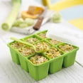 thumbnail image 3 of NUK Silicone Baby Food Freezer Tray, Green, 3 of 6