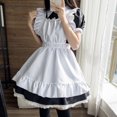 thumbnail image 2 of Vestido de sirvienta cosplay restaurante café vestido de mono blanco y negro vestido de sirvienta fiesta, 2 of 6