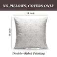 thumbnail image 2 of LALILO Throw Pillow Covers Color Damask Elegant Floral And Swirl And Cushion Cover 18" x 18", 2 Pack, 2 of 6