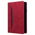 thumbnail image 2 of ELEHOLD Wallet Case for Samsung Galaxy Tab S10 FE+, Premium PU Leather Folio Case Cover with Card Slots & Stand & Pencil Holder,Red, 2 of 9