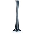WGV Eiffel Tower Vase Bulk, Open 1", Height 16", (Multiple Sizes Choices) Black Glass Floral