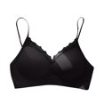thumbnail image 3 of SPZTSX Womens Seamless Wireless Bras No Underwire Comfortable Deep V Mesh Bralettes Push Up Bras, 3 of 4