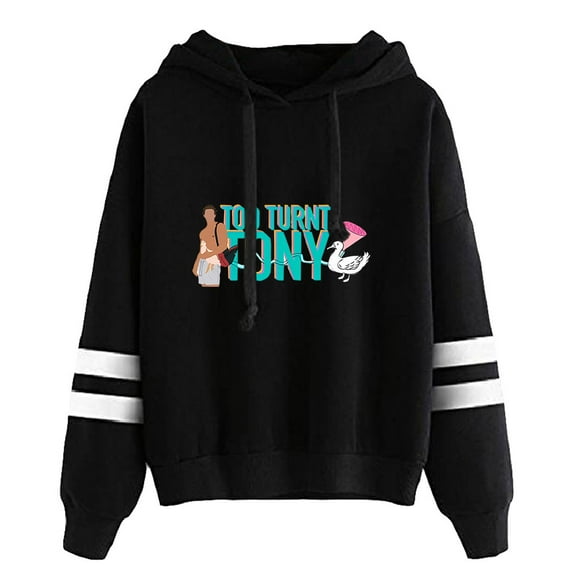 TooTurntTony Pocketless Hoodie Sweatshirts Streetwear Casual Men Women Fashion Clothes