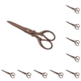thumbnail image 2 of Riwesomey Tijeras de sastre de amplia aplicación para proyectos de costura y costura Tijeras de bordado Té de corte de oreja de trigo de moda Té cortado de oreja de trigo 10Conjunto, 2 of 6