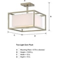 thumbnail image 3 of Semi-Flush by Designers Fountain 94111-SG in Gold Finish, 3 of 6