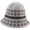 thumbnail image 3 of CoCopeaunts Women's Bucket Hat Warm Knitted Hats Autumn Winter Simple Fashion Versatile Heavy Woolen Casual Fisherman Hat, 3 of 8