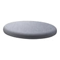 thumbnail image 3 of Round Seat Pad Japanese Style Washable Detachable Comfortable Soft Stool Cushion Light Gray 35cm, 3 of 9