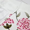 thumbnail image 4 of Home Soft Things Floral Embroidery Valance, 1 Piece, Sun Flower Burgundy, 19 x 60 Inches, 4 of 5