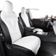 thumbnail image 2 of Funda protectora para asiento de coche, funda para cojín de banco para asiento delantero y trasero de conductor para Tesla Model 3/Y, juego de fundas de asiento de licra, 2 of 5