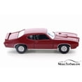 thumbnail image 2 of 1969 Pontiac GTO, Red - Welly 43714D - 4.5" Diecast Model Toy Car (Brand New but NO BOX), 2 of 4