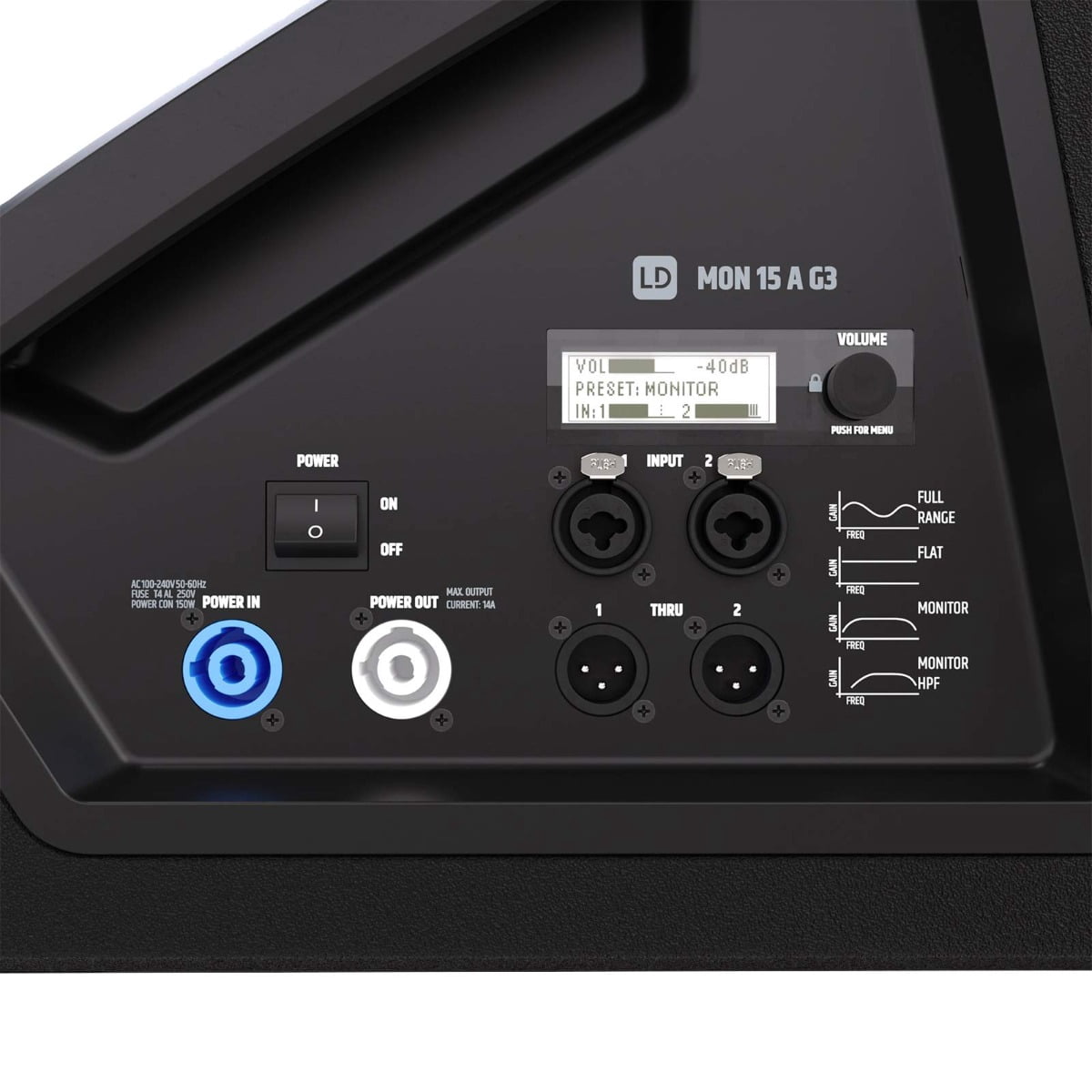 LD Systems MON 15 A G3 15" Powered Coaxial Stage Monitor