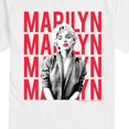 thumbnail image 3 of Marilyn Monroe - Stacked Name Short Sleeve Graphic T-Shirt, 3 of 5
