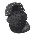 thumbnail image 4 of Hsqqdc Spiky Studded Baseball Cap Flat Brim Punk Hat for Street Style, 4 of 7