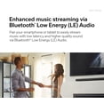 thumbnail image 4 of Barra de sonido Denon DHT-S218 (negra), 2.1 canales, audio 3D con Dolby Atmos, 2 subwoofers incorporados, controladores y tweeters de rango medio duales, HDMI 4K UHD con eARC, potenciador de diálogo,, 4 of 5