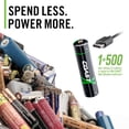 thumbnail image 3 of Pilas recargables Coast ZITHION-X AAA 1,5 V 750 mAh, paquete de 8, 3 of 8
