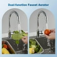 thumbnail image 2 of Faucet Aerator 360°Swivel Kitchen Sink Aerator Dual-Function Sink Sprayer Faucet, 2 of 6