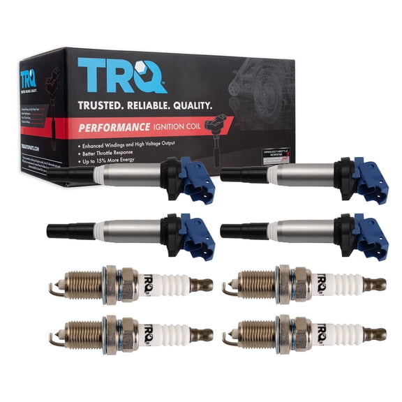 TRQ Performance Ignition Coils & Spark Plugs Fits 2005-2008 Mini Cooper TKA05924