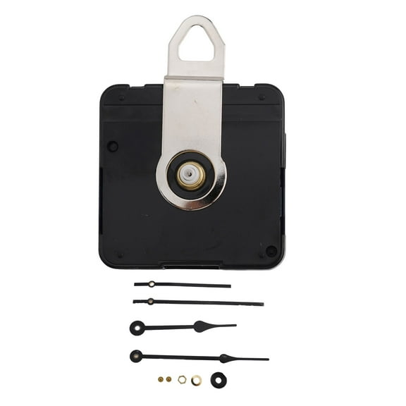 Black Wall Clock Movement Mechanism Kit Battery Operated DIY Repair Replacement Parts Quartz Block Movement Parts 1 Smile Home