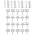 thumbnail image 1 of Vertical Blind Repair Carrier with Stem Vertical Blinds Repair Kit White Blinds Replacement Parts20Pcs, 1 of 8