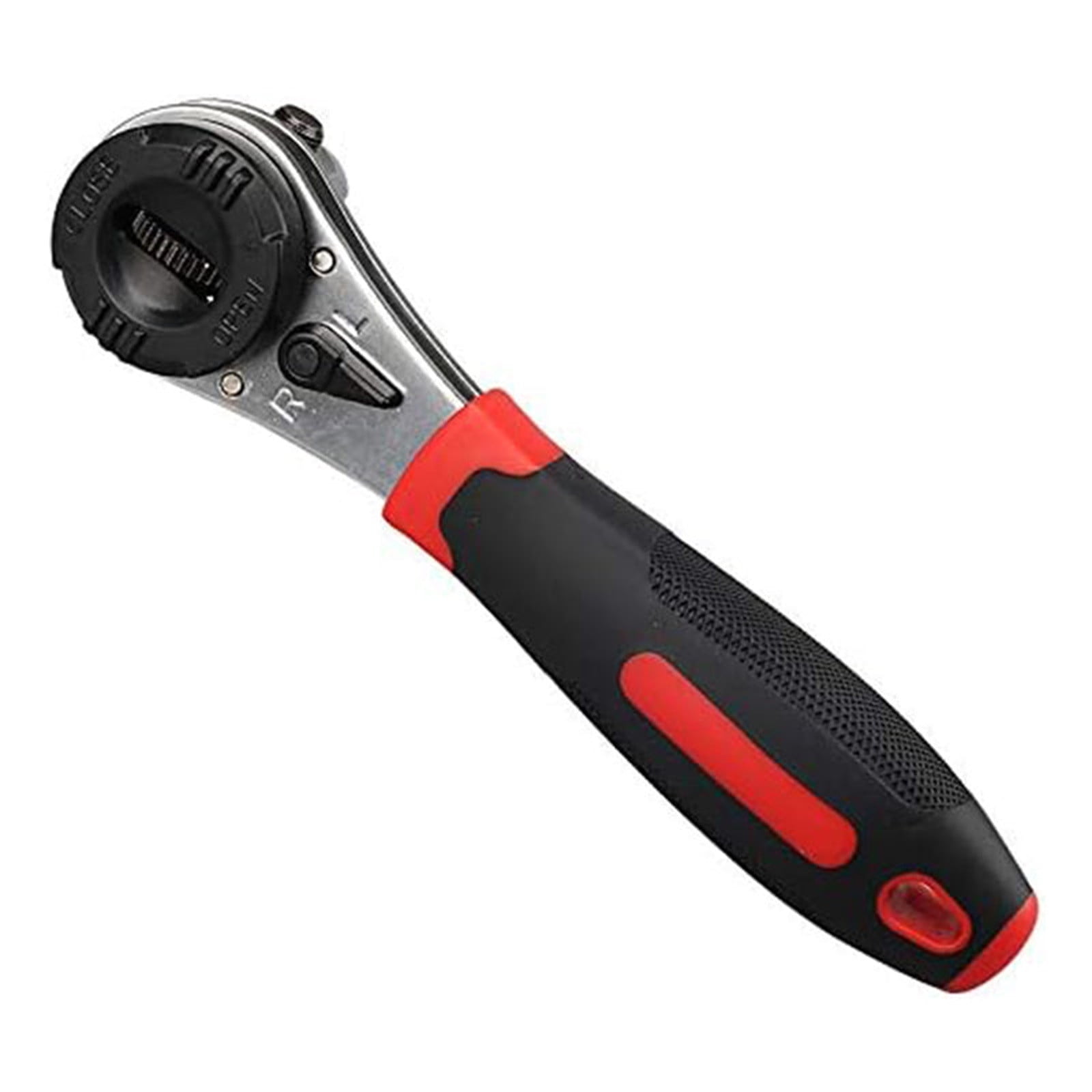 WJSXC Adjustable Wrench Heat Treated Adjustable Ratchet Wrench for 6-22mm Screw Rust Universal Adjustable Socket Wrench Ratcheting Wrench Set Black