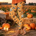 thumbnail image 4 of Kezqiaxn Workout Pants Women Halloween Printed High Waisted Tummy Control Yoga Pants Plus Size Leggings Women's Clothing White H S, 4 of 7