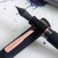 thumbnail image 2 of Conklin Mark Twain Crescent Filler Superblack Rose Gold Fountain Pen, 2 of 9